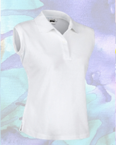 Polo Mujer sin mangas 100% Algodón